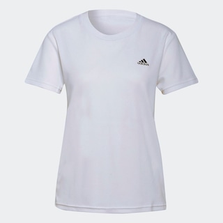 Foto 2 | Playera Adidas Aeroready Designed 2 Move Sport color Blanco para Mujer