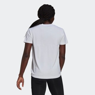 Foto 4 | Playera Adidas Aeroready Designed 2 Move Sport color Blanco para Mujer