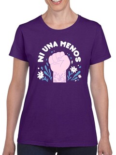 Foto 1 | Playera Smartprintsink color Morado para Mujer