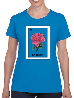 Foto 1 | Playera Smartprintsink color Turquesa para Mujer