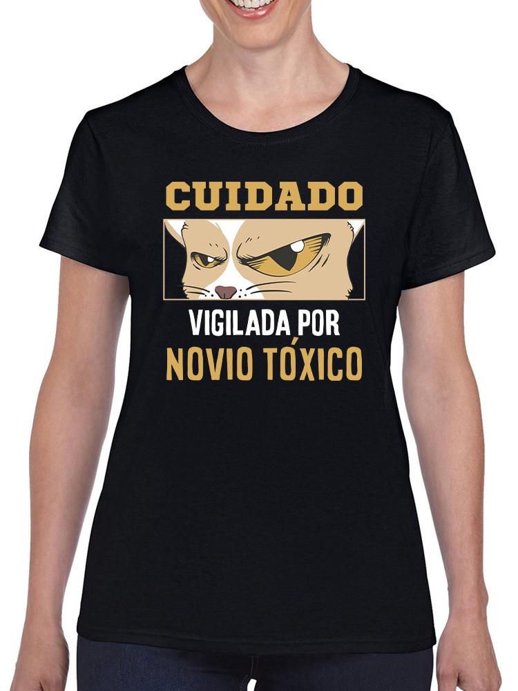Foto 2 pulgar | Playera Smartprintsink color Negro para Mujer