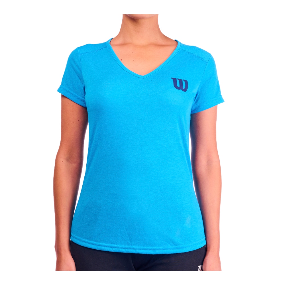 Playera Deportiva Wilson color Azul para Mujer $219