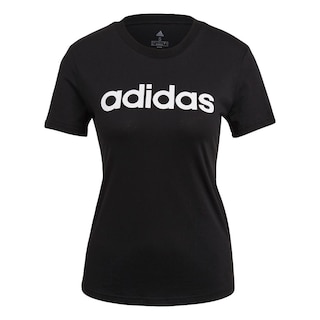 Foto 1 | Playera Adidas Loungewear Essentials Negra para Mujer
