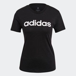 Foto 2 | Playera Adidas Loungewear Essentials Negra para Mujer