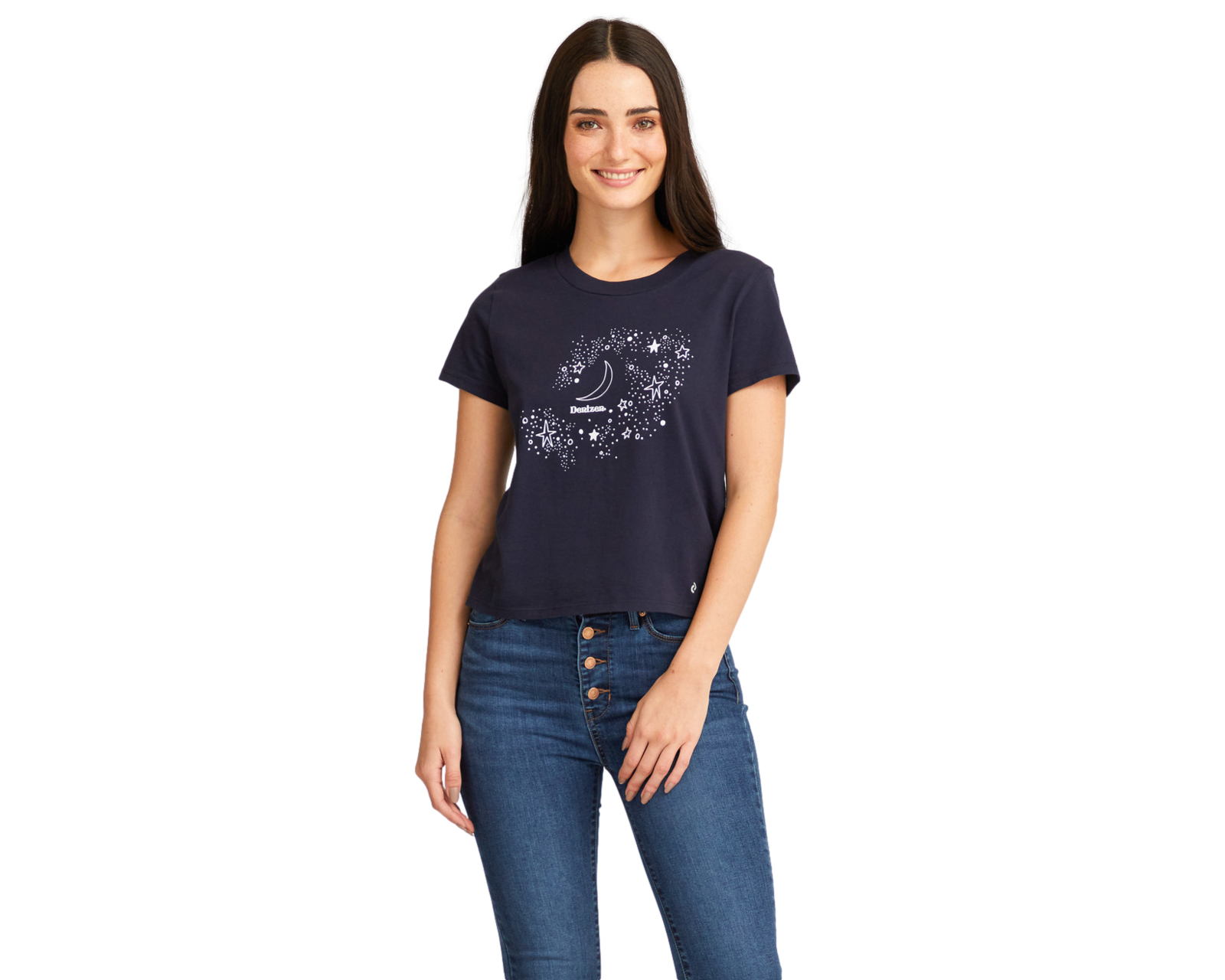 Playera Cropped Denizen de Levi's color Azul  para Mujer 21535-0019