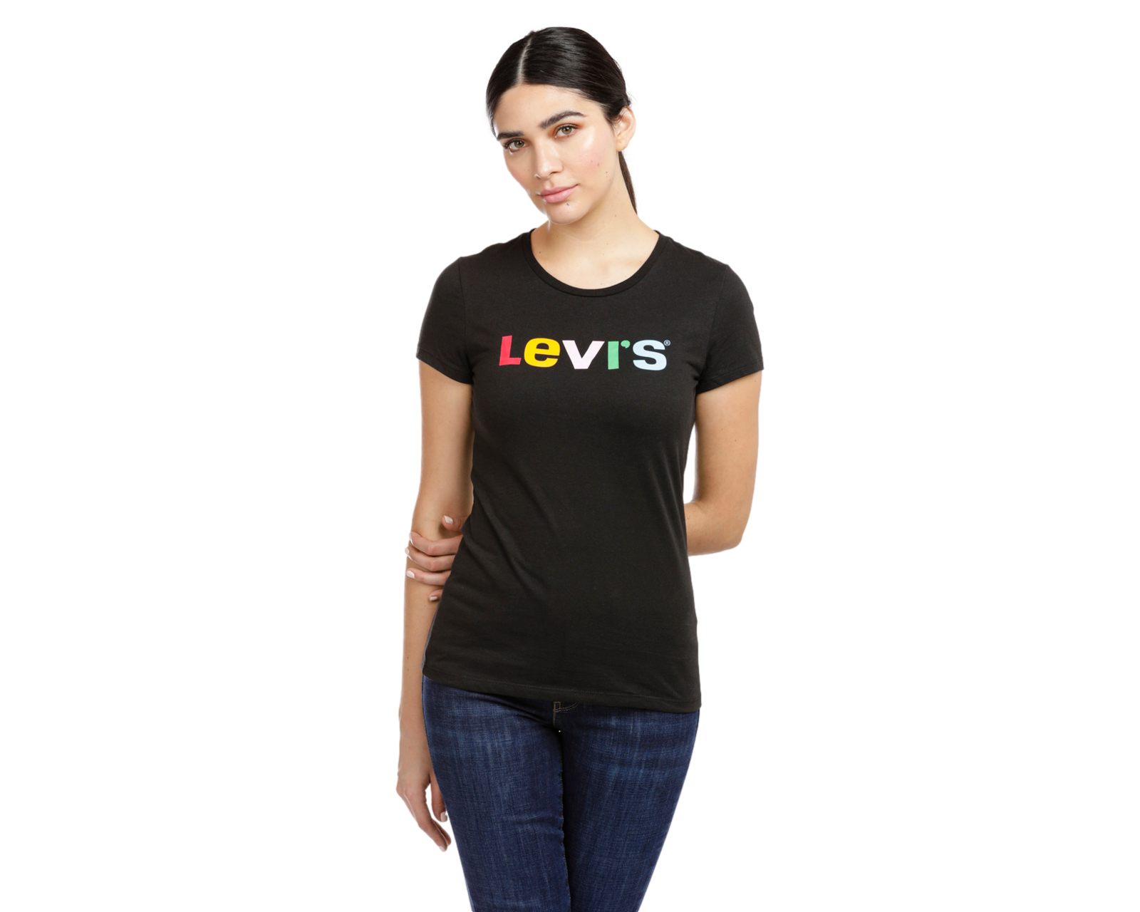 Foto 2 pulgar | Playera Crew Neck Levi's 32223-0692 color Azul para Mujer