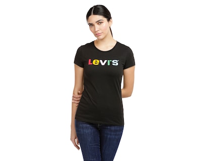 Foto 1 | Playera Crew Neck Levi's 32223-0692 color Azul para Mujer