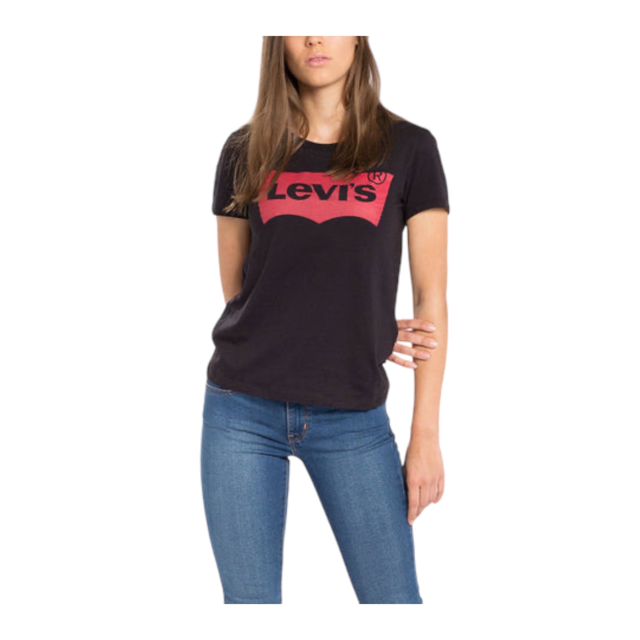 Foto 3 pulgar | Playera Levi's color Negro para Mujer