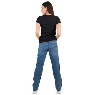 Foto 3 | T-shirt Too Good TCP-2503 color Negro Cuello Redondo para Mujer