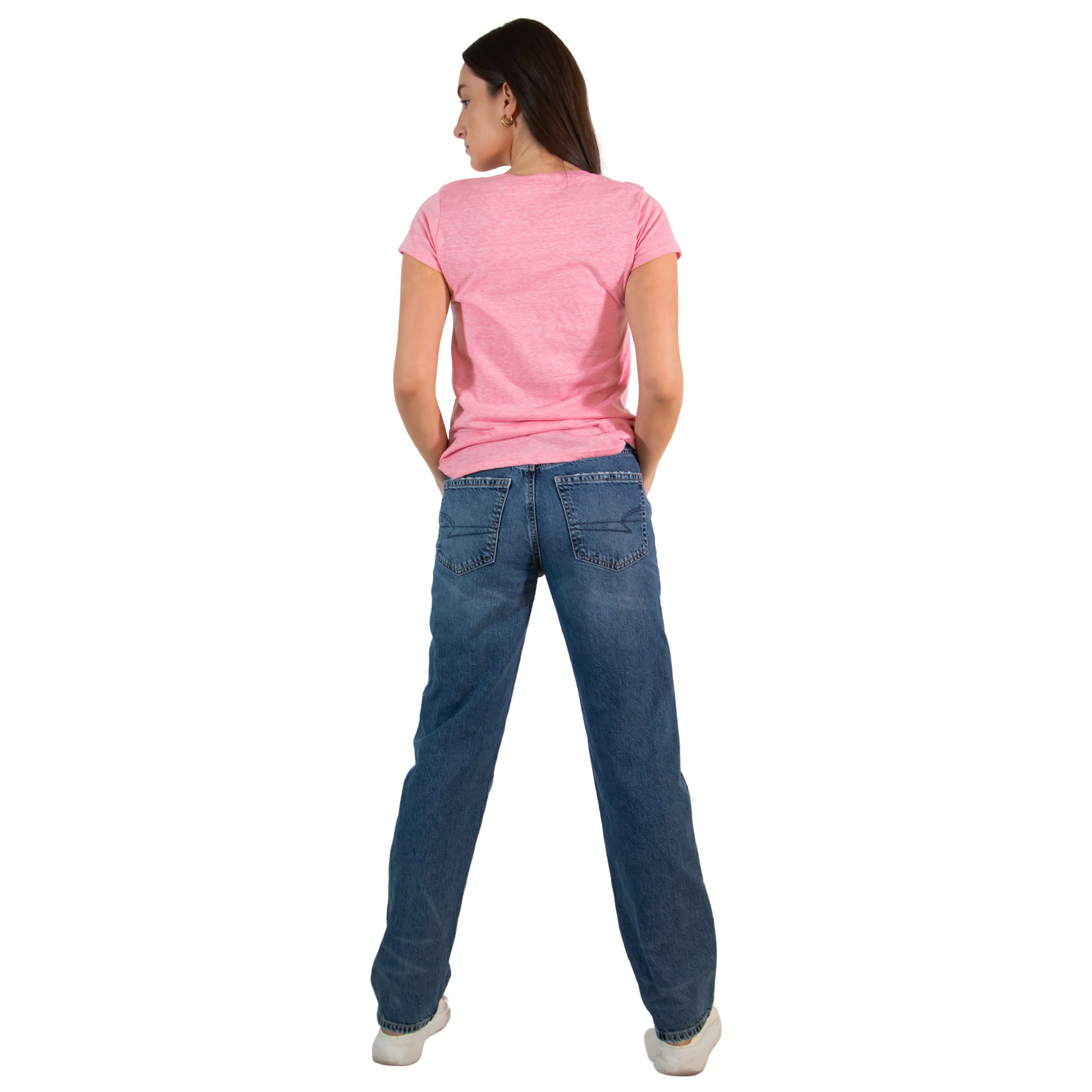 Foto 3 | T-shirt Too Good TCP-2507 color Rosa Cuello en V para Mujer