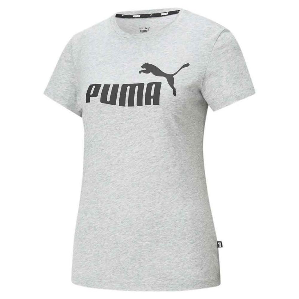 Foto 2 pulgar | Playera para Mujer Puma Ess Logo Tee Gris