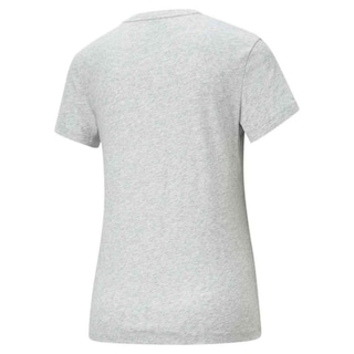 Foto 2 | Playera para Mujer Puma Ess Logo Tee Gris