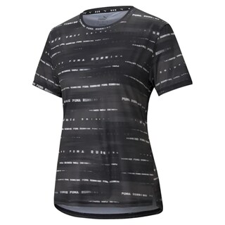 Foto 1 | Playera Puma Run Graphic Tee color Gris para Mujer