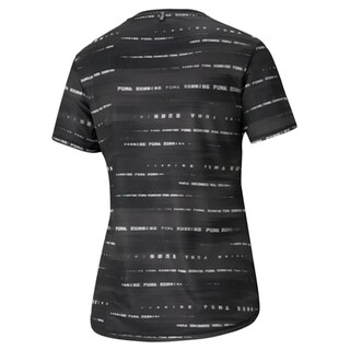 Foto 2 | Playera Puma Run Graphic Tee color Gris para Mujer