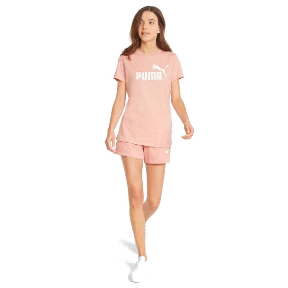 Foto 5 pulgar | Playera Puma Ess Logo Tee Coral para Mujer
