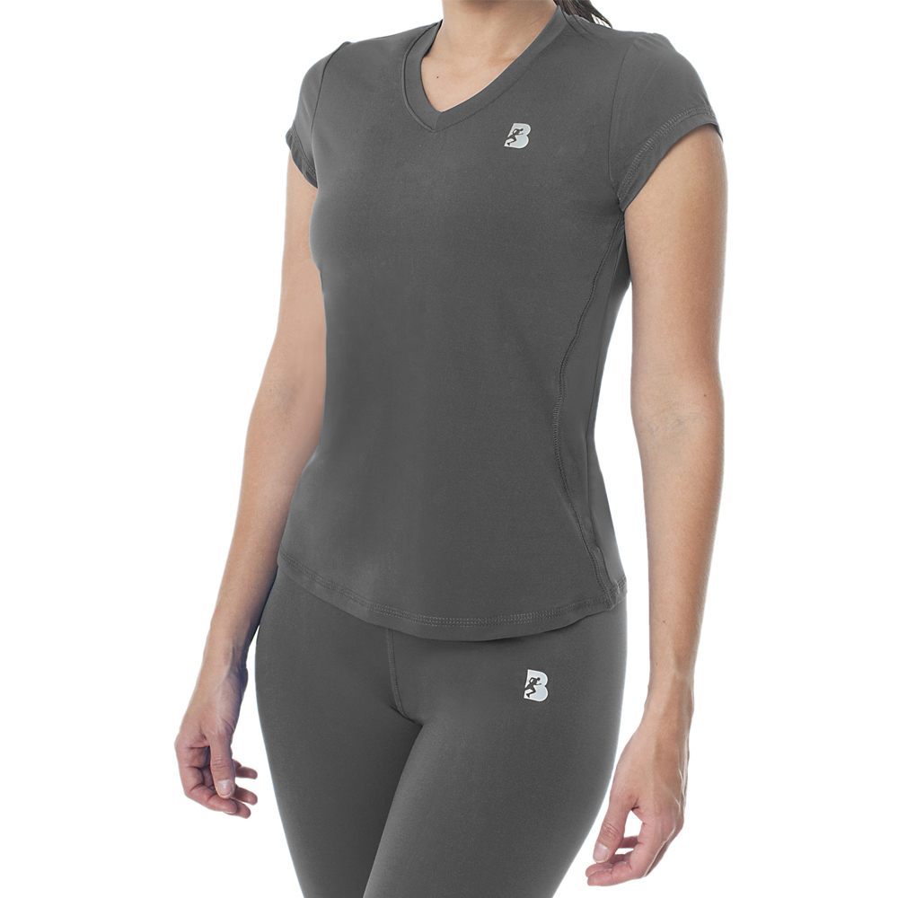 Foto 2 pulgar | Playera Black Secret color Gris para Mujer