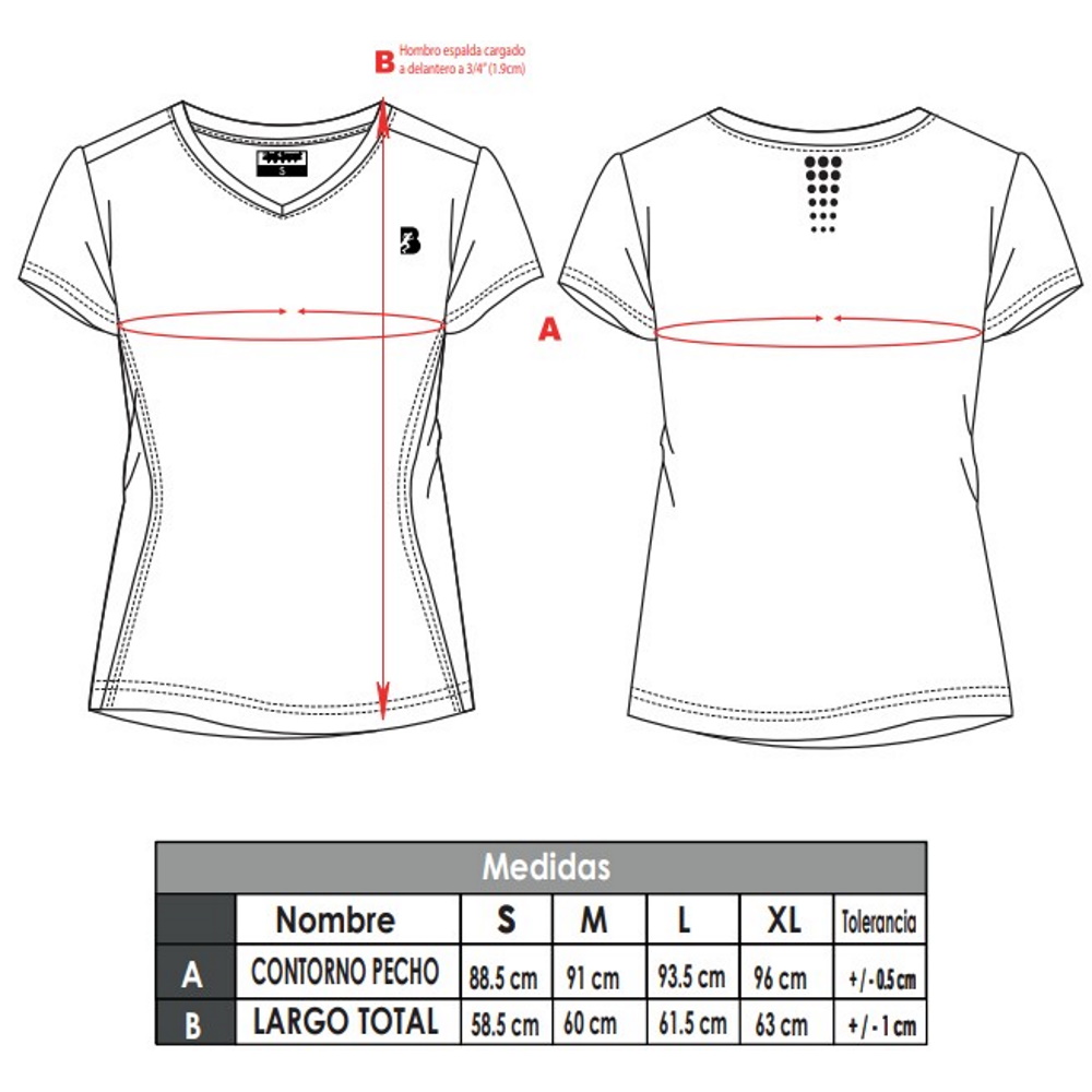 Foto 3 pulgar | Playera Deportiva Manga Corta Dry-fit Black Secret Sport Rosa para Mujer