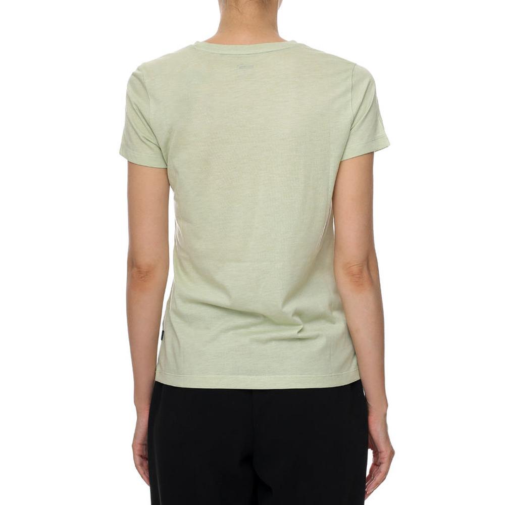Foto 4 pulgar | Playera Puma Ess Logo Tee 586876-85 Verde Claro para Mujer