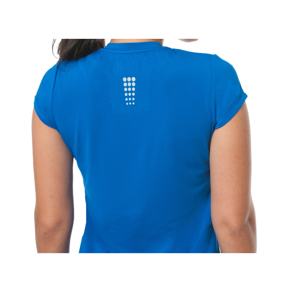 Foto 3 pulgar | Playera Dry-fit Black Secret Manga Corta Azul