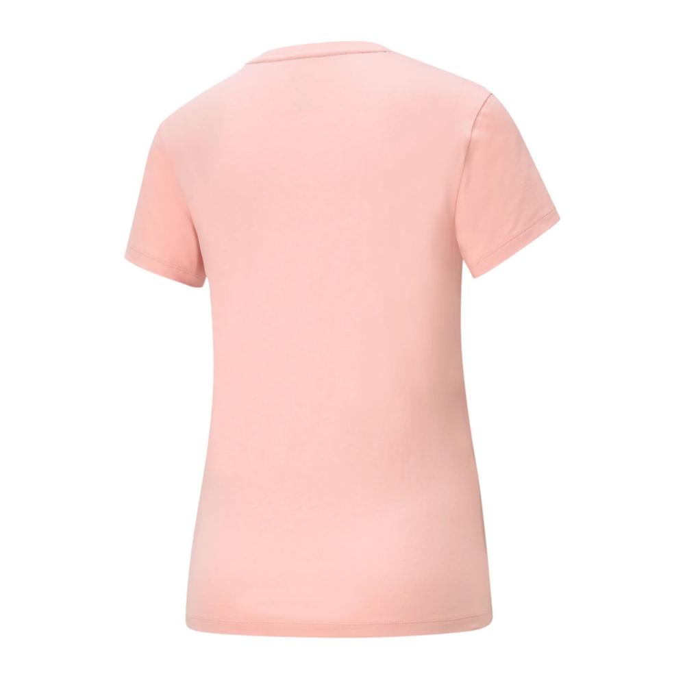 Foto 2 | Playera Puma Ess Logo Tee Rosa para Mujer