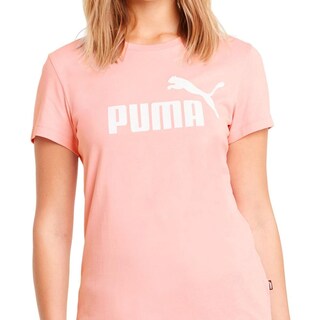 Foto 3 | Playera Puma Ess Logo Tee Rosa para Mujer