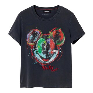 Foto 1 | Playera Mickey Negro Desigual