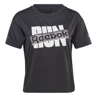 Foto 1 | Playera Reebok Run Sw Hi6941 Negra para Mujer
