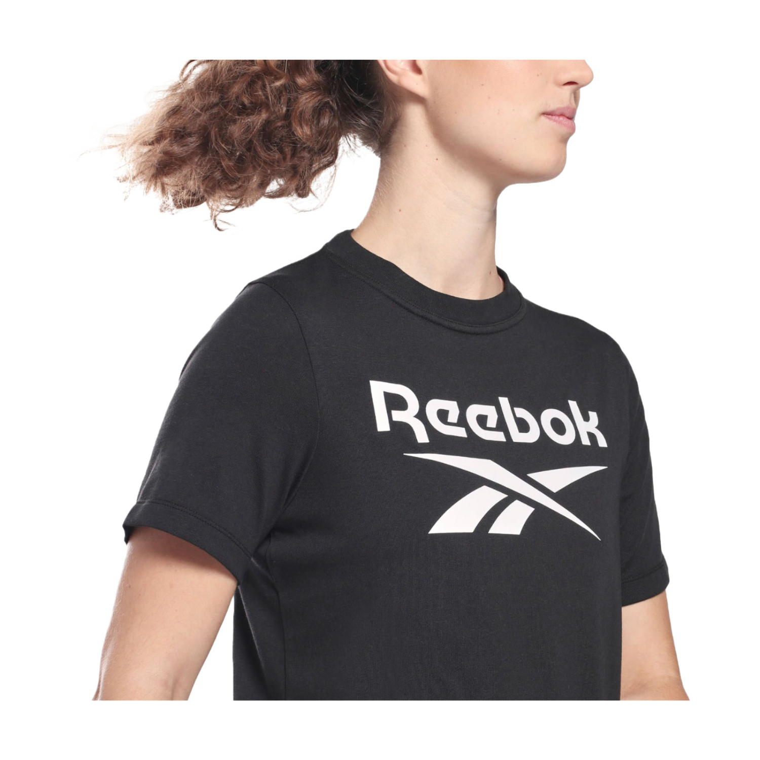 Foto 4 | Playera Reebok Hb2271 Negra para Mujer