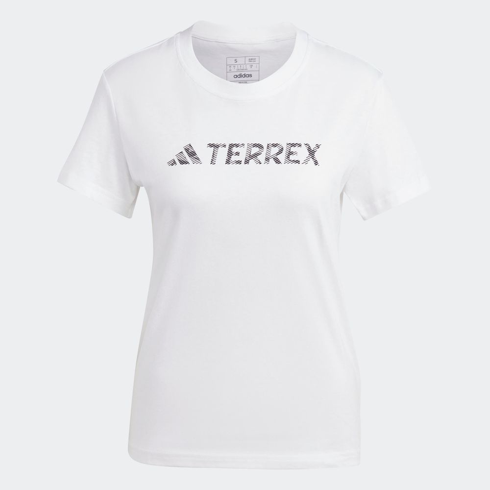 Foto 3 pulgar | Playera Adidas Terrex Classic Blanca para Mujer