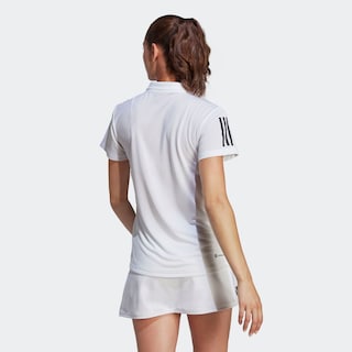 Foto 4 | Polo Adidas Blanca para Mujer