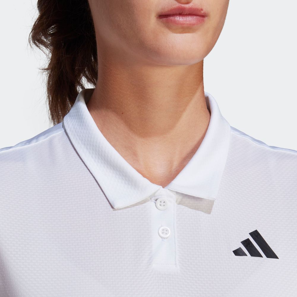 Foto 6 | Polo Adidas Blanca para Mujer