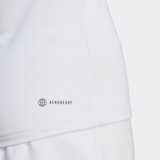 Foto 7 | Polo Adidas Blanca para Mujer