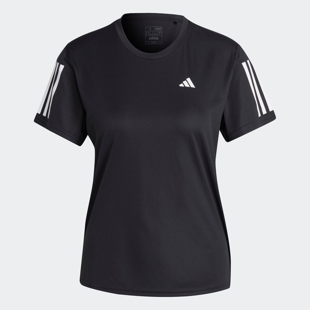 Foto 3 pulgar | Playera Adidas Own The Run Negra para Mujer