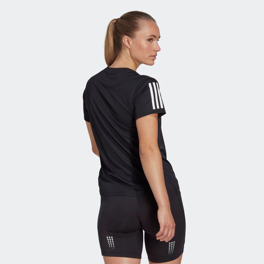 Foto 5 pulgar | Playera Adidas Own The Run Negra para Mujer