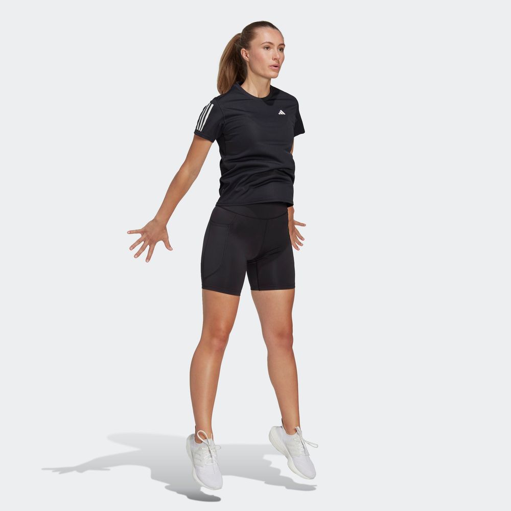 Foto 6 pulgar | Playera Adidas Own The Run Negra para Mujer