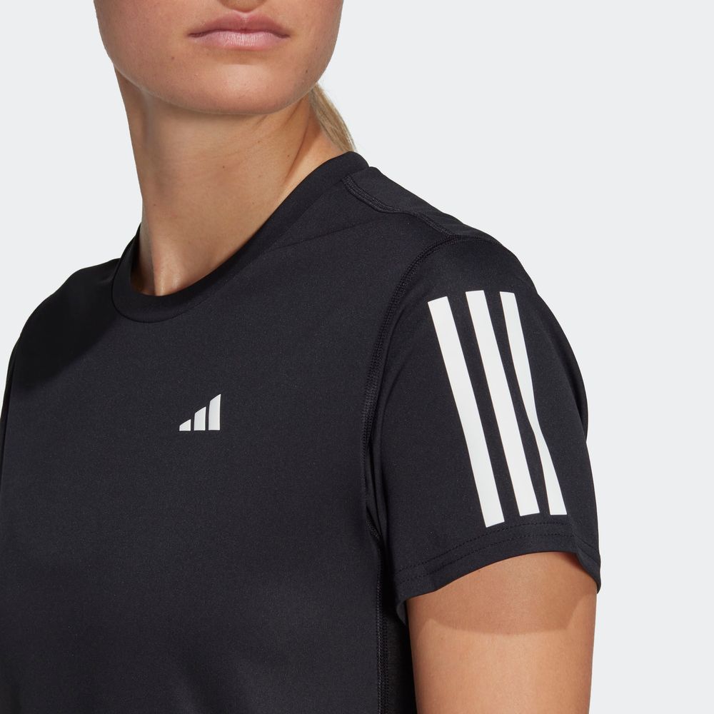 Foto 7 pulgar | Playera Adidas Own The Run Negra para Mujer