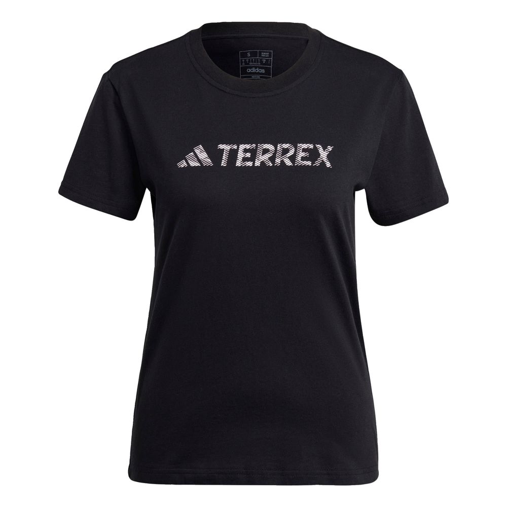 Foto 2 pulgar | Playera Adidas Terrex Classic Logo Negra para Mujer