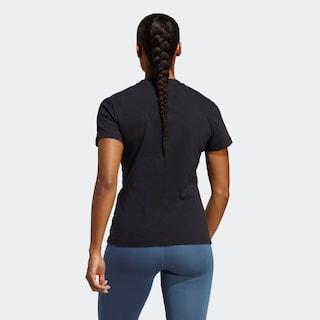Foto 4 | Playera Adidas Terrex Classic Logo Negra para Mujer