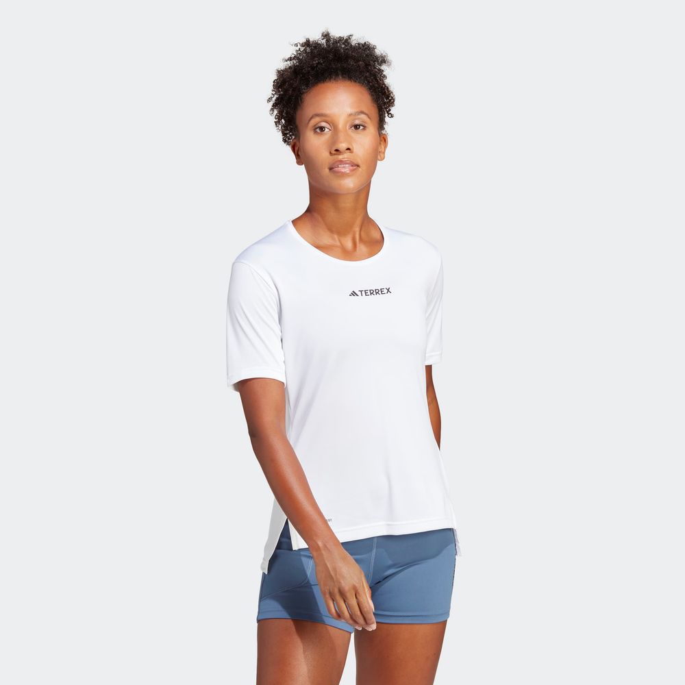 Foto 4 pulgar | Playera Adidas Blanca para Mujer