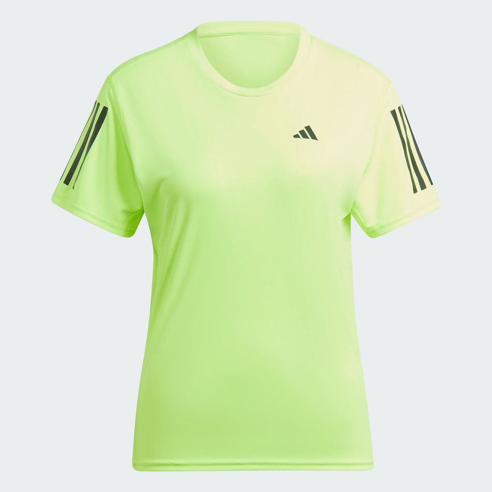 Foto 3 pulgar | Playera Adidas  Own The Run Verde para Mujer