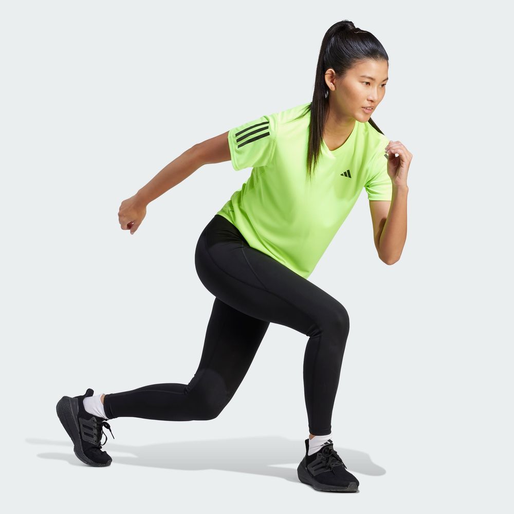 Foto 6 pulgar | Playera Adidas  Own The Run Verde para Mujer
