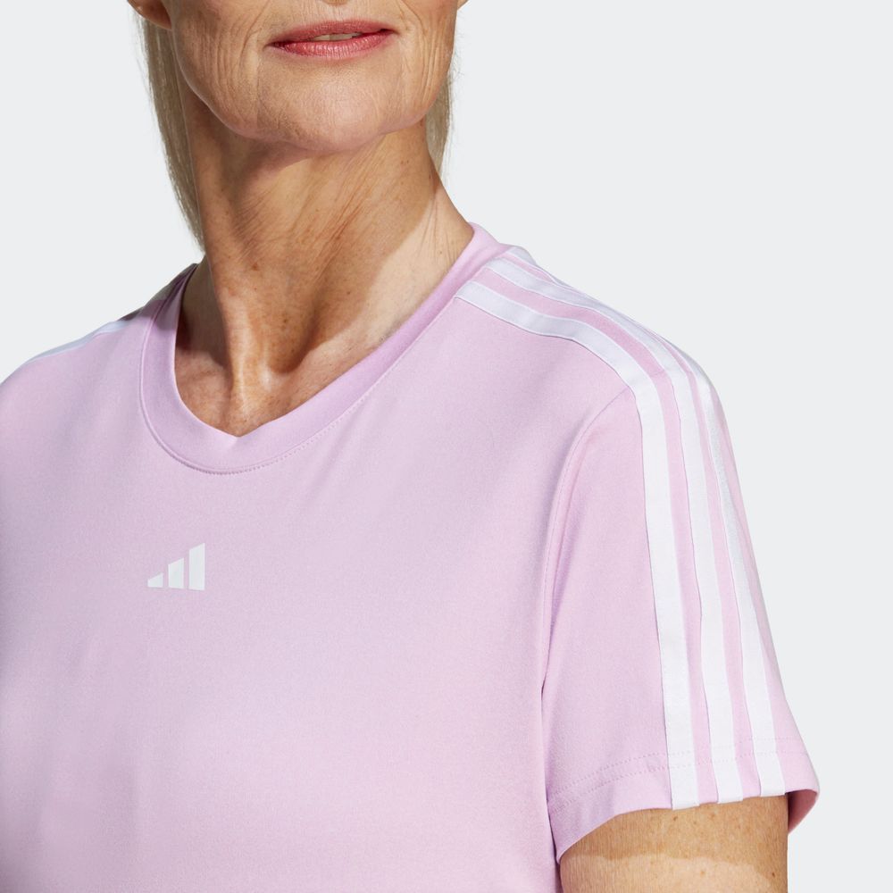 Foto 7 pulgar | Playera Adidas Aeroready Train Essentials Violeta para Mujer