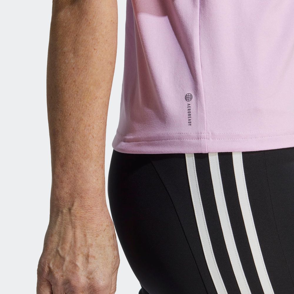 Foto 7 | Playera Adidas Aeroready Train Essentials Violeta para Mujer