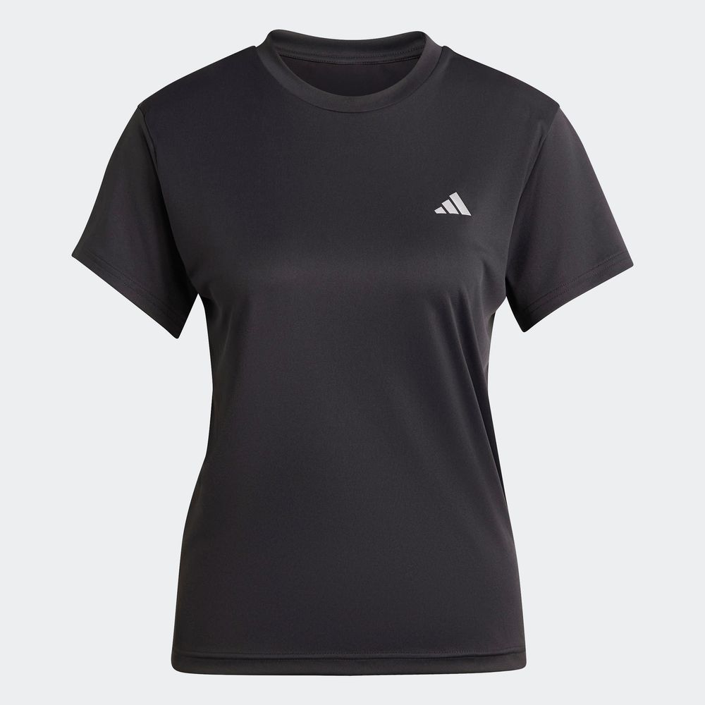Foto 2 | Playera Adidas Run It Negra para Mujer