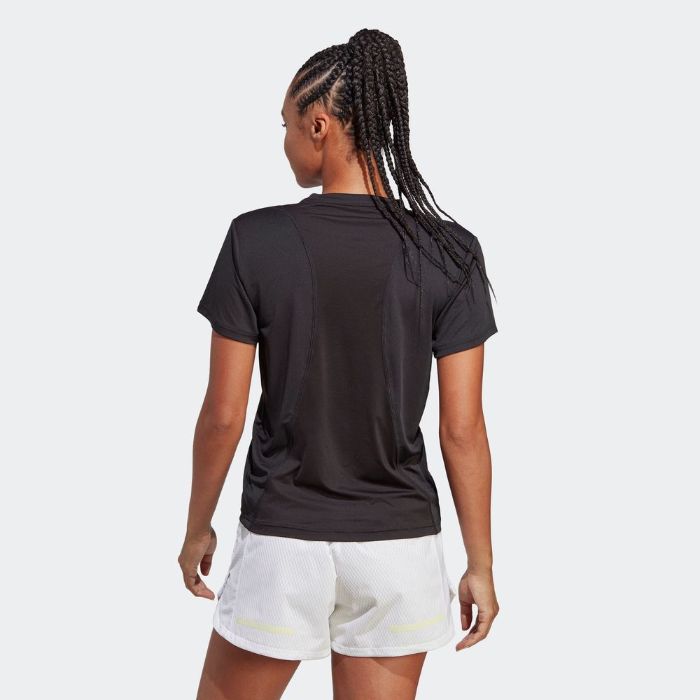Foto 5 pulgar | Playera Adidas Run It Negra para Mujer