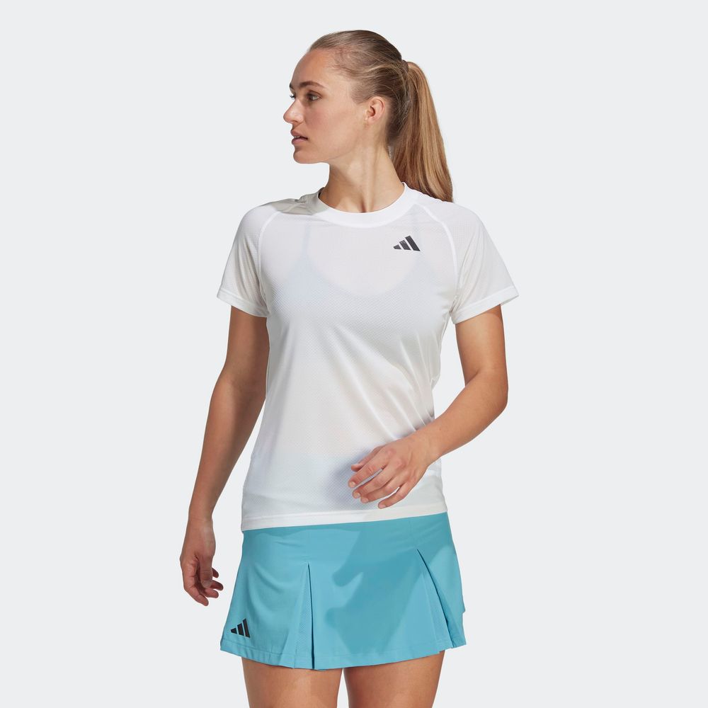 Foto 4 pulgar | Playera Adidas Blanca para Mujer