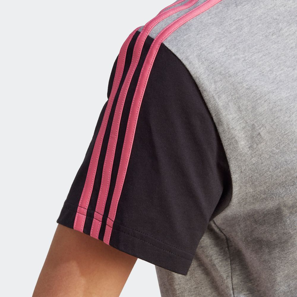 Foto 8 pulgar | Playera Adidas Gris para Mujer