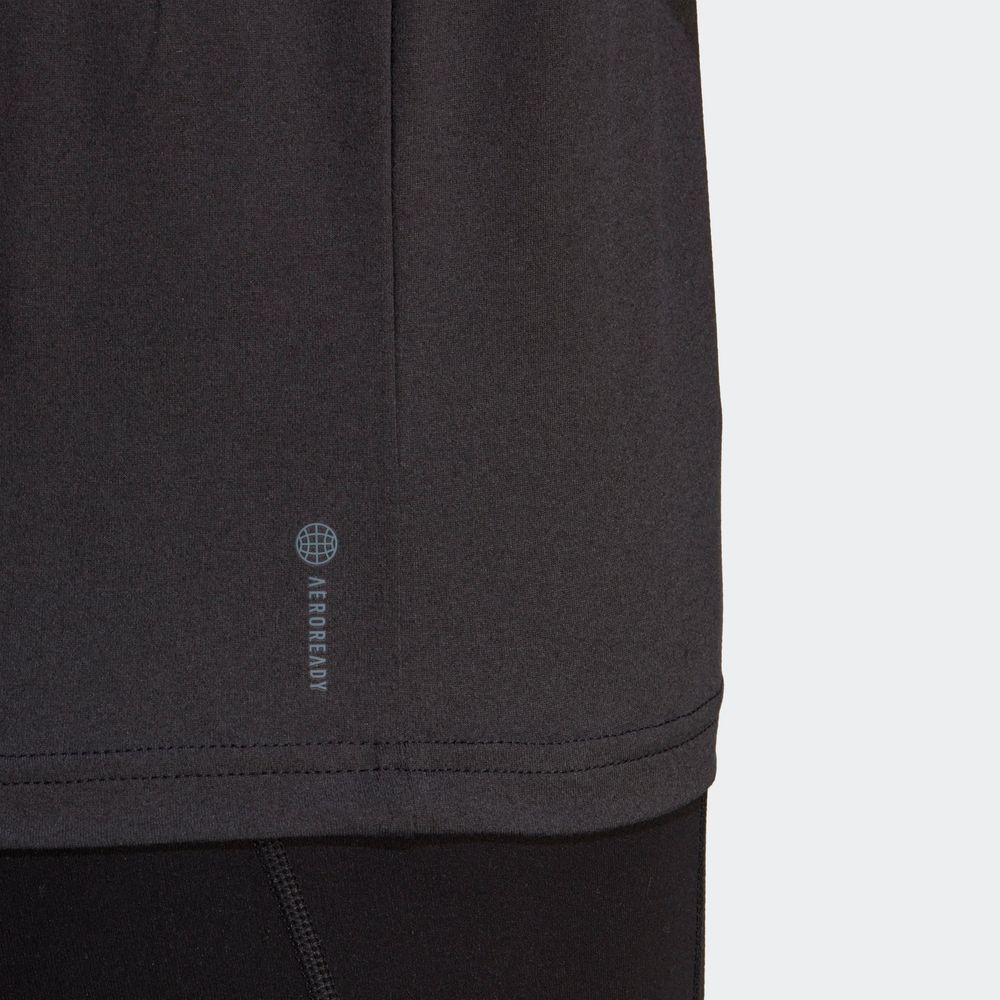 Foto 7 pulgar | Playera Adidas Negra para Mujer