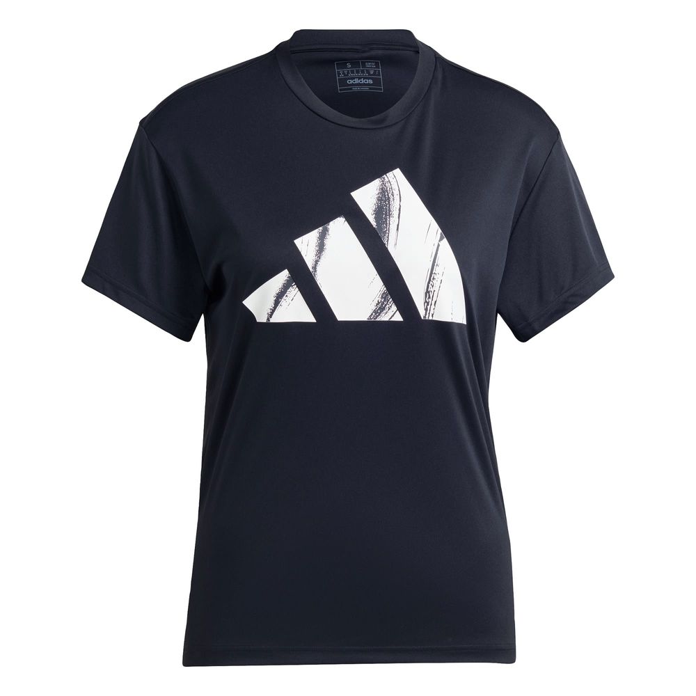 Foto 2 pulgar | Playera Adidas Run It Brand Love Negra para Mujer