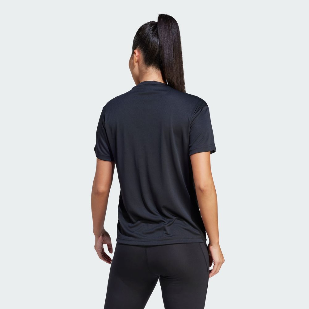 Foto 5 pulgar | Playera Adidas Run It Brand Love Negra para Mujer